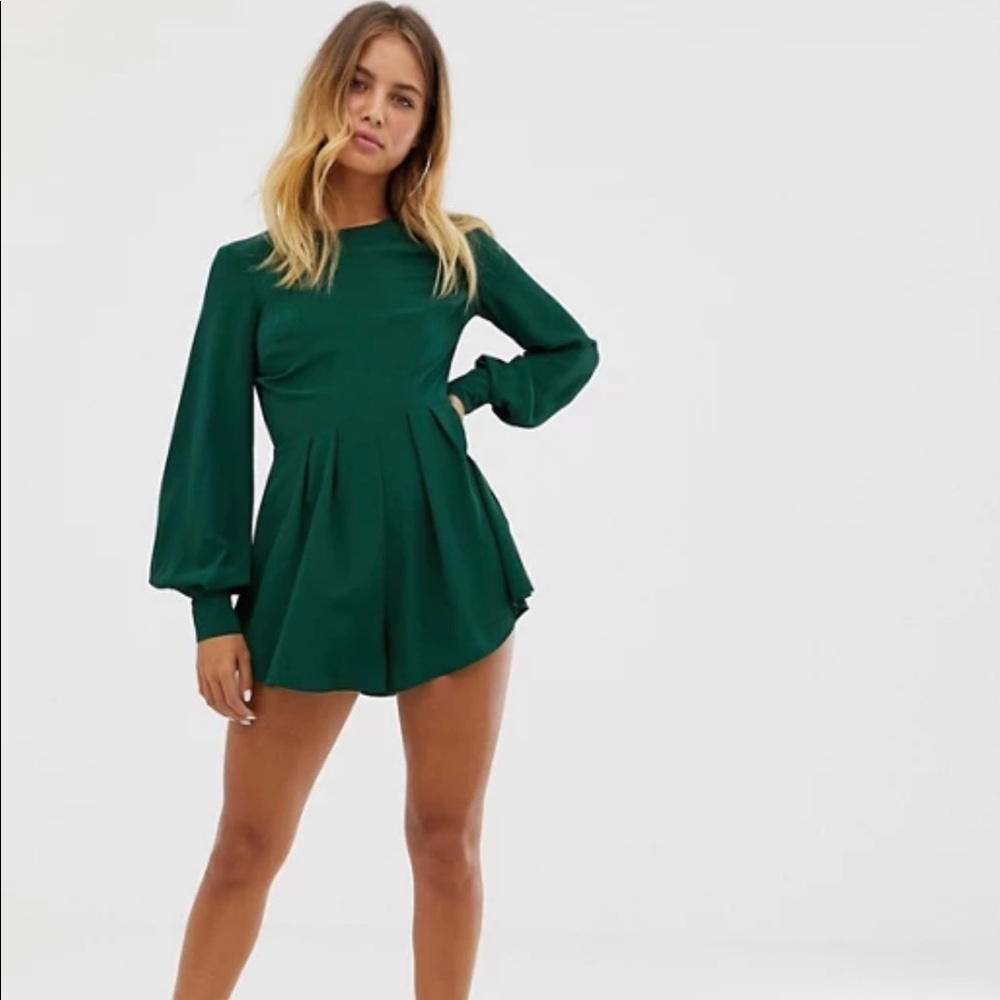 NWT Asos Romper with frill